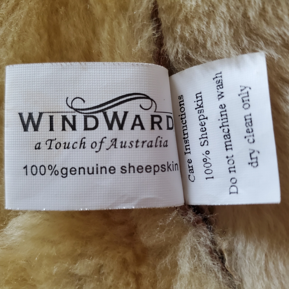 Cozy Tan Teddy Sheepskin Jacket - Picture 2 of 5